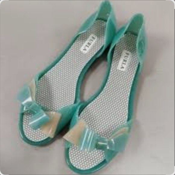 Furla Shoes - Furla Plastic Jelly Ballet Flats NWOT